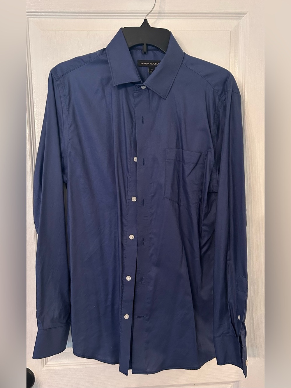 Banana Republic Men's Dark Blue Dress Shirt